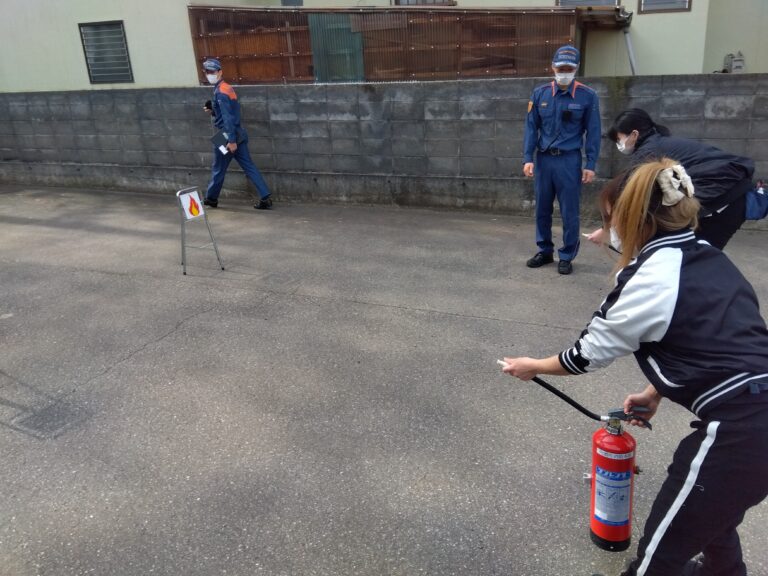 春の火災訓練