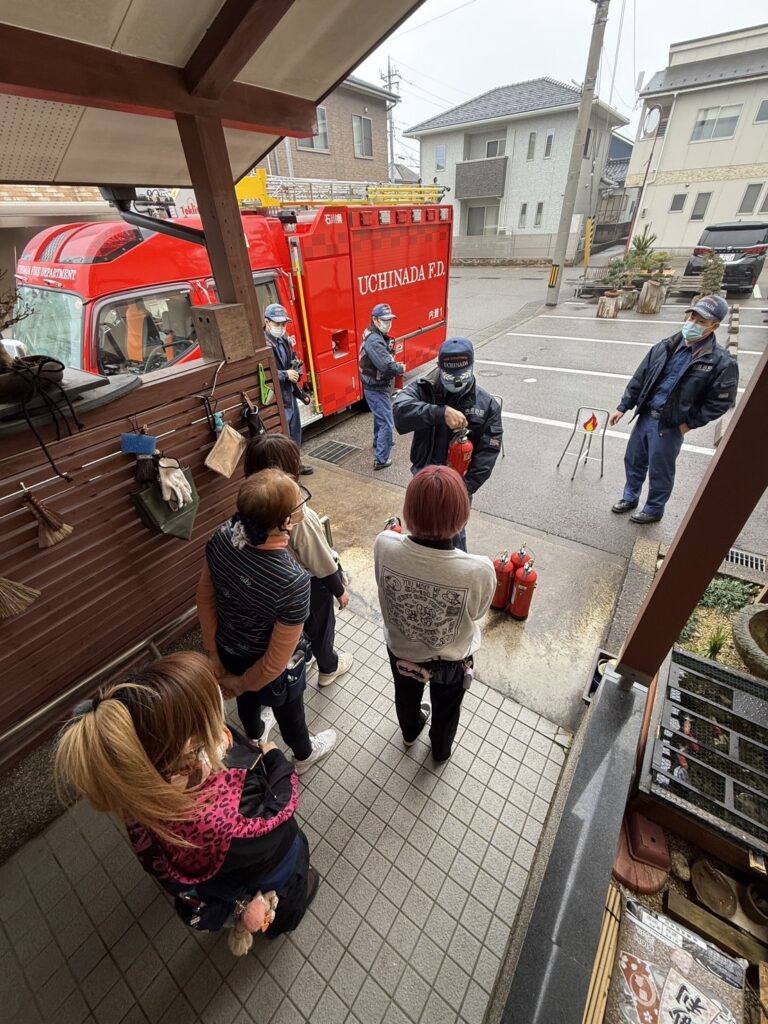 避難訓練実施しました